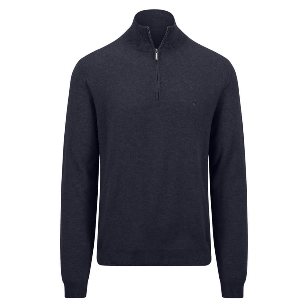 Fynch Hatton Troyer Zip Merino Cashmere